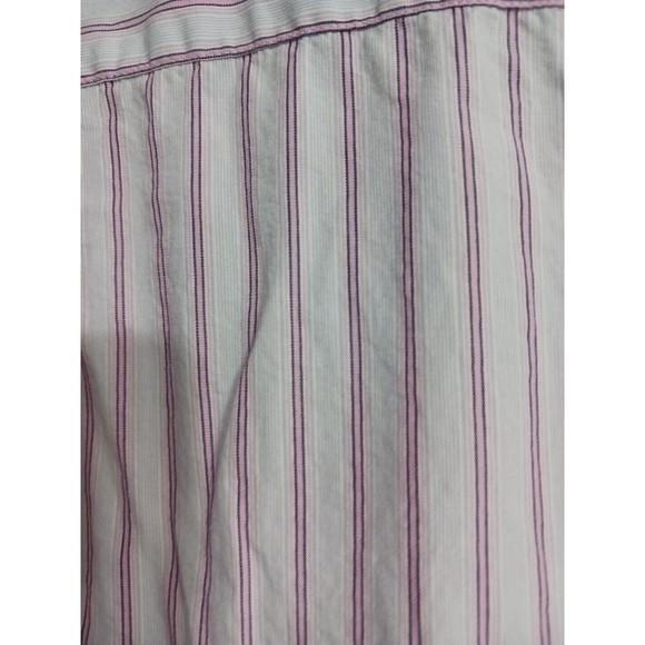 Men's Banana Republic Striped Button Down Dress Shirt Size Large 16-16 1/2 Class - Picture 6 of 7